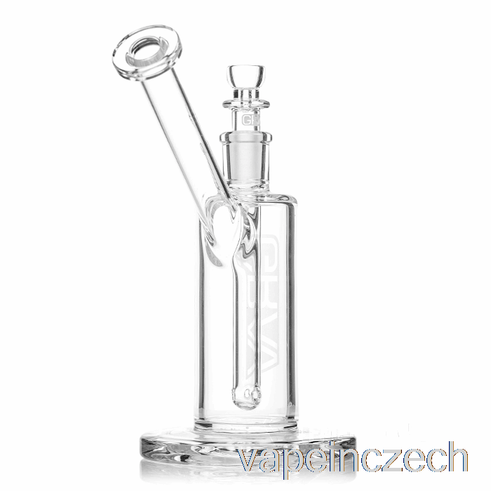 Grav Medium Vzpřímený Bubbler Black / Clear Vape Bez Nikotinu